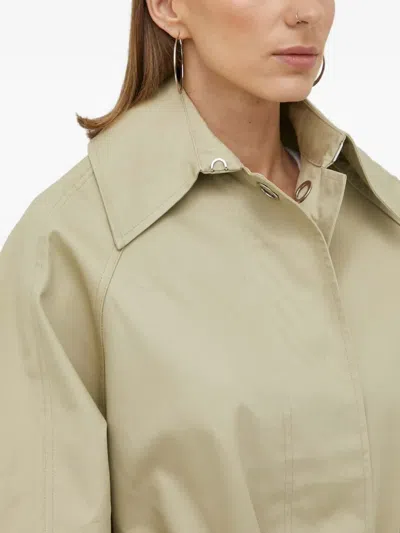 Day Birger Et Mikkelsen Buttoned Belted Coat In Neutral
