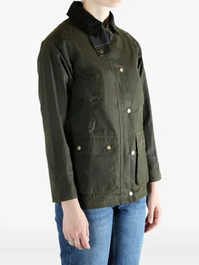 Barbour Buttoned-pocket Jacket In Green