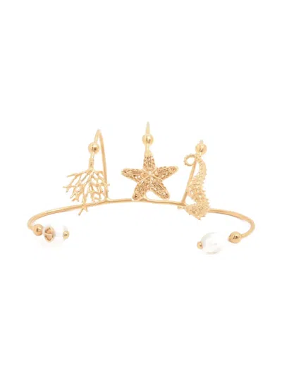 Pre-owned Dior 2020s Starfish Hand Jewellery In Gold