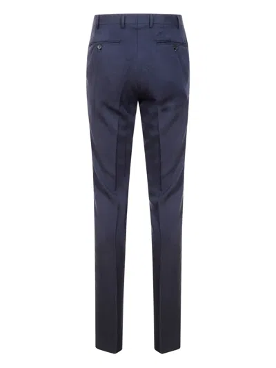 Canali Two-button Patch-pocket Suit In Blue