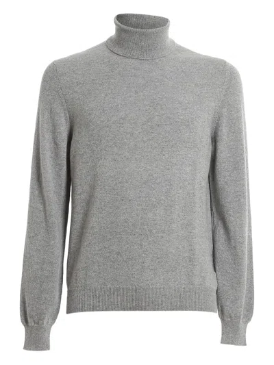 Fedeli Turtleneck Sweater In Gray