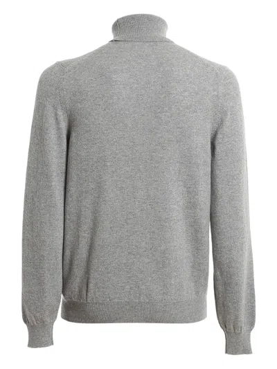 Fedeli Turtleneck Sweater In Gray