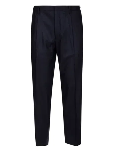 Alpha Industries Wool Straight-leg Trousers In Black
