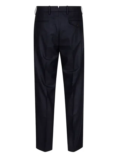 Alpha Industries Wool Straight-leg Trousers In Black