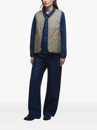 Barbour My Reversible Liner In Green