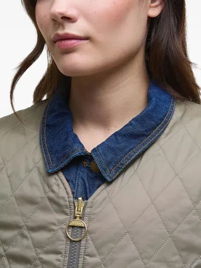 Barbour My Reversible Liner In Green