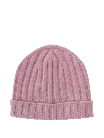 Alpha Industries Ribbed-knit Cashmere Beanie In Blue