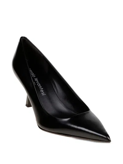 Sergio Levantesi 70mm Kendra Pointed-toe Stiletto Pumps In Black