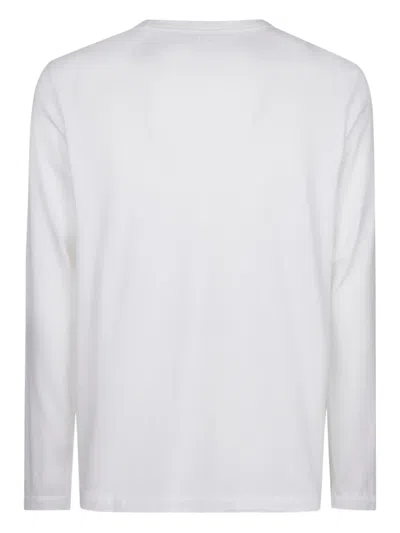 Majestic Long-sleeved Cotton T-shirt In White