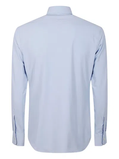 Xacus Long-sleeve Button-fastening Shirt In Blue