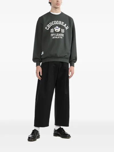 Chocoolate Logo-print Sweatshirt In Green