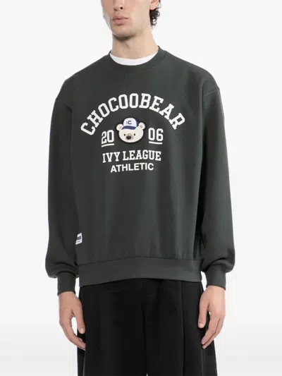 Chocoolate Logo-print Sweatshirt In Green