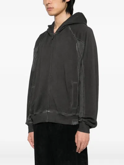 Izzue Logo-embroidered Hoodie In Gray