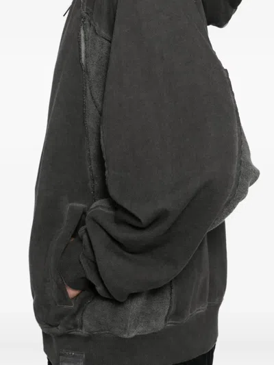 Izzue Logo-embroidered Hoodie In Gray