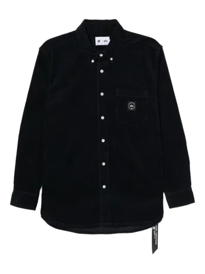 Izzue Logo-patch Shirt In Blue