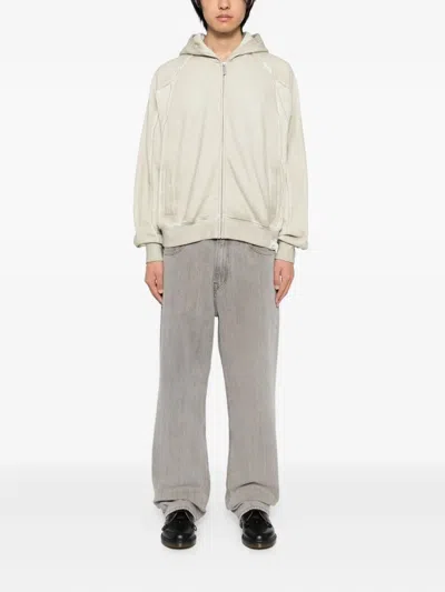 Izzue Logo-embroidered Hoodie In White