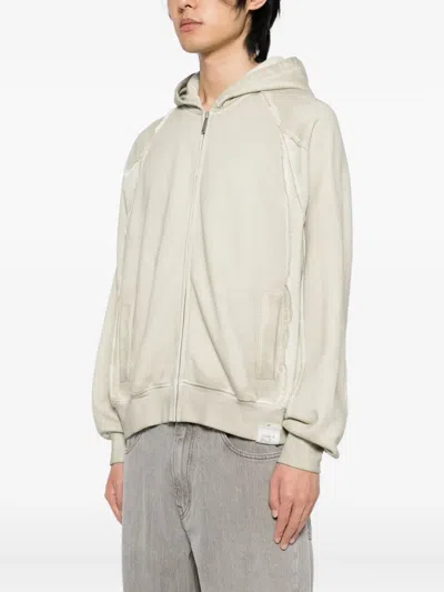 Izzue Logo-embroidered Hoodie In White