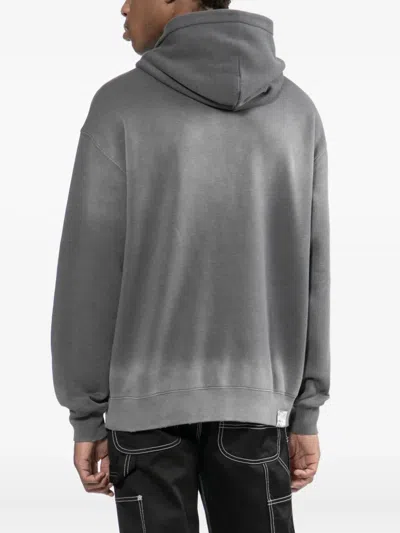 Izzue Graphic-print Hoodie In Gray