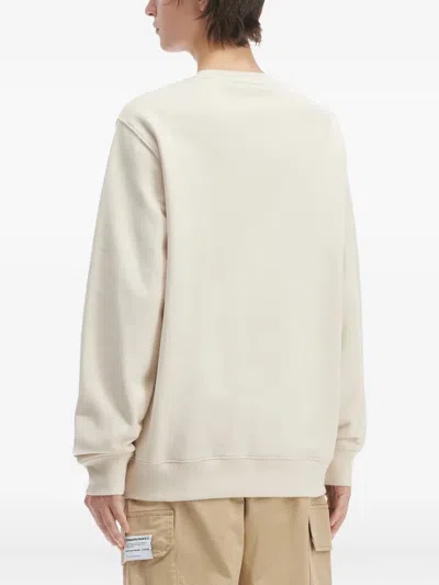 Fingercroxx Camouflag- Appliqué Sweatshirt In Neutral