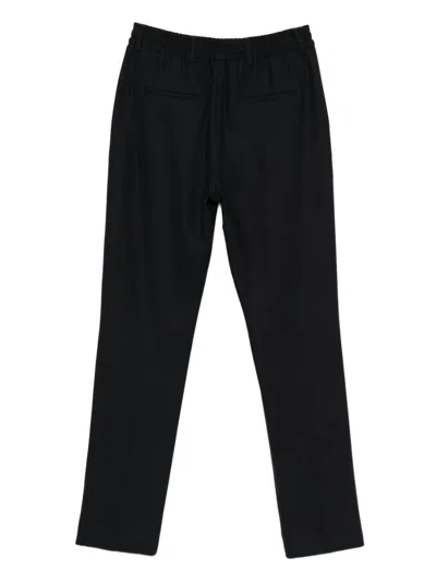 Eleventy Drawstring Trousers In Blue