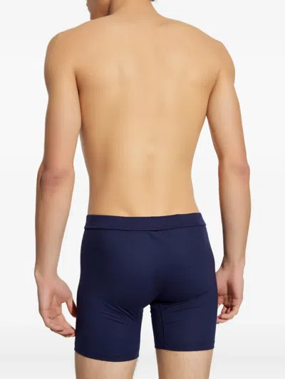 Dsquared2 Logo-patch Boxers In Blue