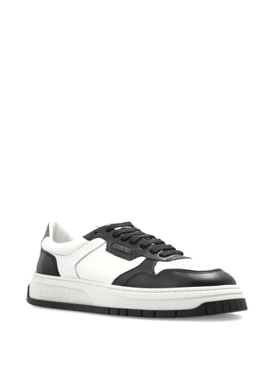 Iceberg Logo-plaque Sneakers In White
