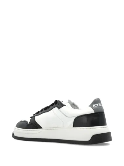 Iceberg Logo-plaque Sneakers In White