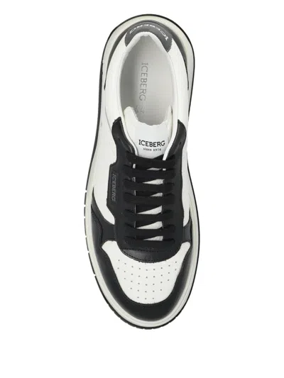 Iceberg Logo-plaque Sneakers In White