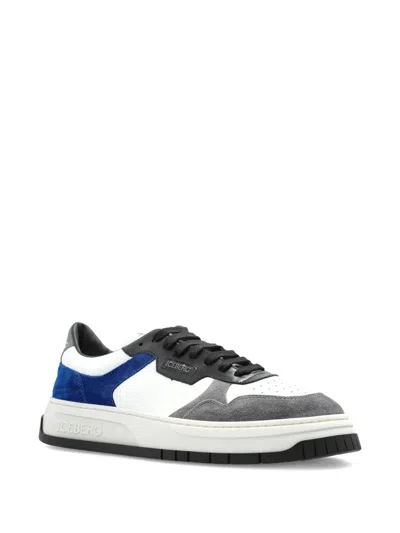 Iceberg Clock V2 Panelled Lace-up Sneakers In White