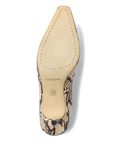 Bernardo 1946 57mm Manu Snakeskin-effect Pumps In Neutral