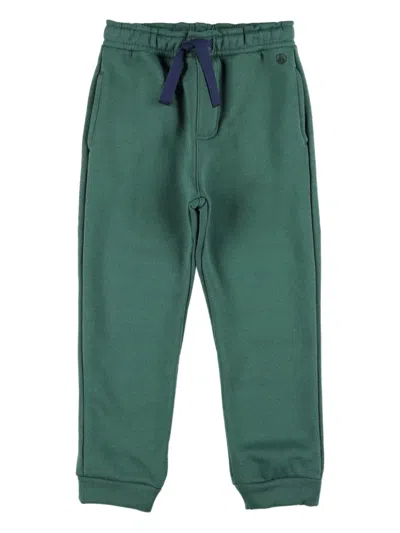 Petit Bateau Kids Cotton Jogging Trousers In Green