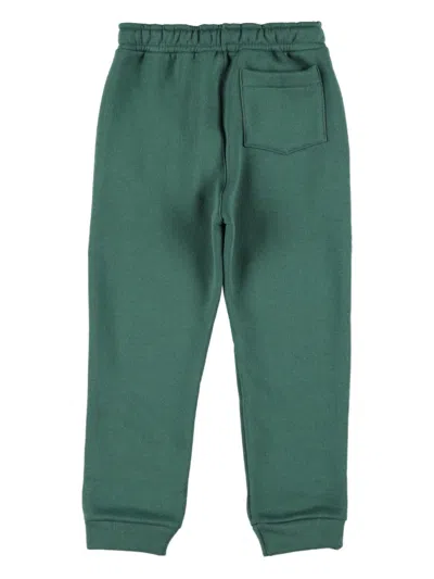 Petit Bateau Kids Cotton Jogging Trousers In Green