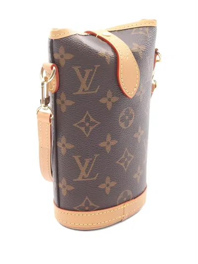 Pre-owned Louis Vuitton Fold Me Monogram Shoulder Bag In Brown