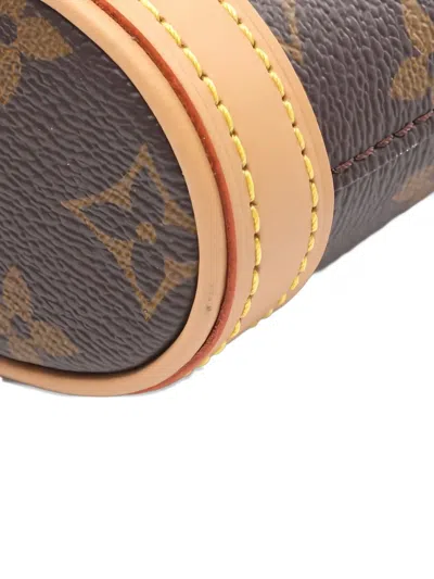 Pre-owned Louis Vuitton Fold Me Monogram Shoulder Bag In Brown