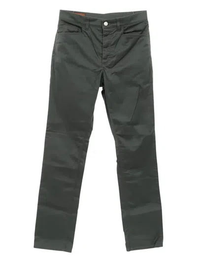 Pre-owned Hermes Cotton Pants In Gray