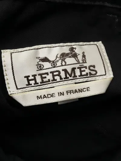 Pre-owned Hermes Cotton Pants In Gray