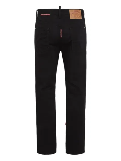 Dsquared2 Dsquared Black Denim Dsquared X Magliano Protesta 642 Jeans In Black