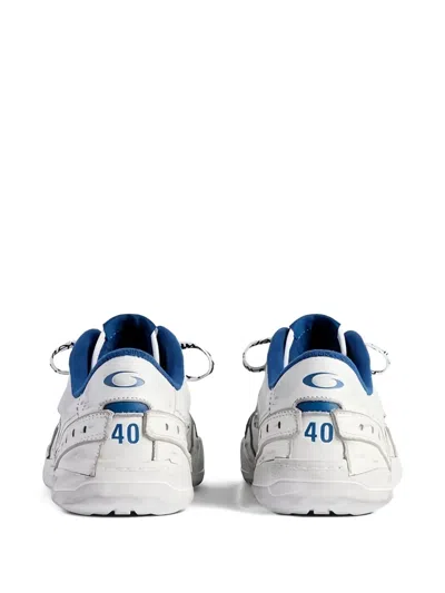 Balenciaga Coastal Inspired Sneakers Featuring Textured Sole In White