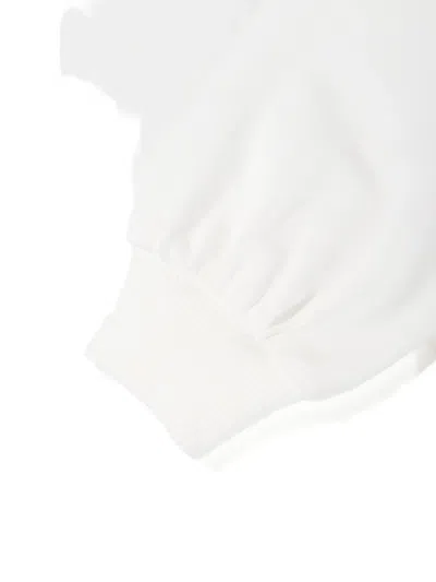 Moschino Bow-print Dress In White