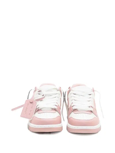 Off-white 30mm Out Of Office Leather Sneakers In Pink