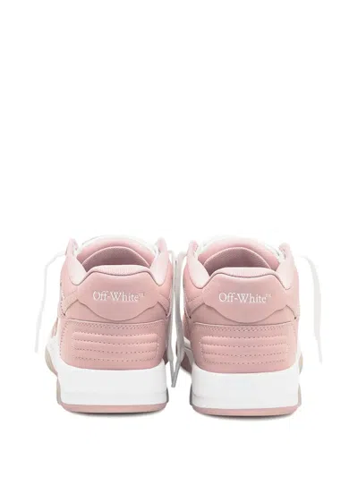 Off-white 30mm Out Of Office Leather Sneakers In Pink