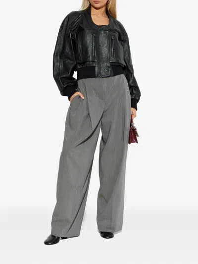 Jacquemus Cropped Crewneck Jacket Textured Finish In Multi