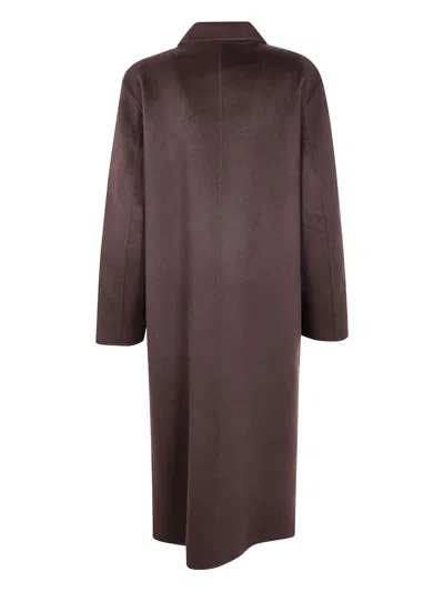 Filippa K "amelia" Double Coat In Brown