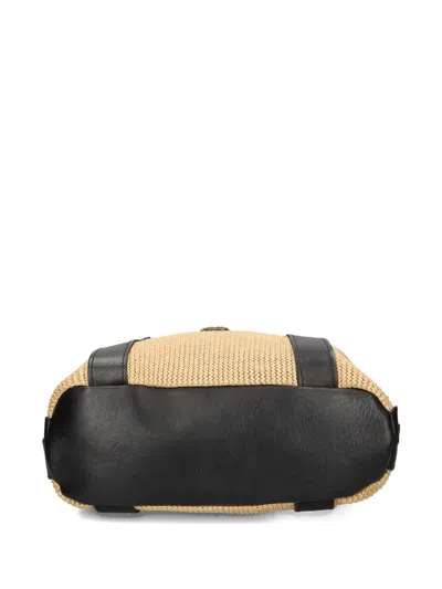 As98 Woven Panelled Tote Bag In Neutral