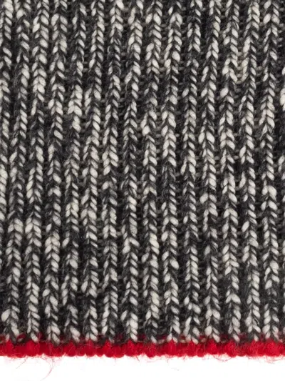 Isabel Marant Luca Mohair And Wool Blend Scarf In Gray