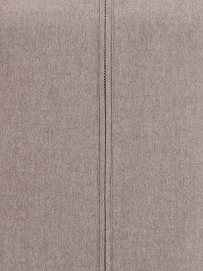 Brunello Cucinelli Cashmere Jacket In Brown