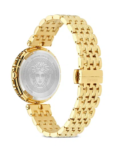 Versace Medusa Heritage 38mm In Gold