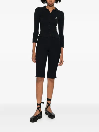 Shushu-tong Logo-detail Cardigan In Black