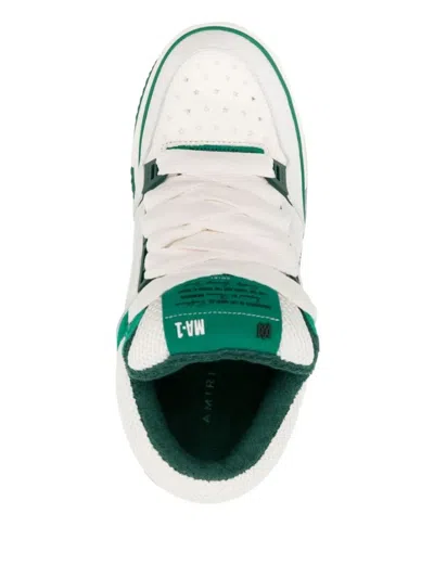 Amiri Logo-patch Sneakers In White