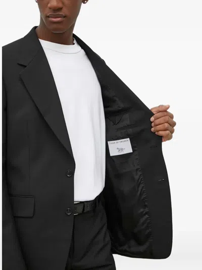 Tiger Of Sweden Buttoned Single-breasted Blazer In Black